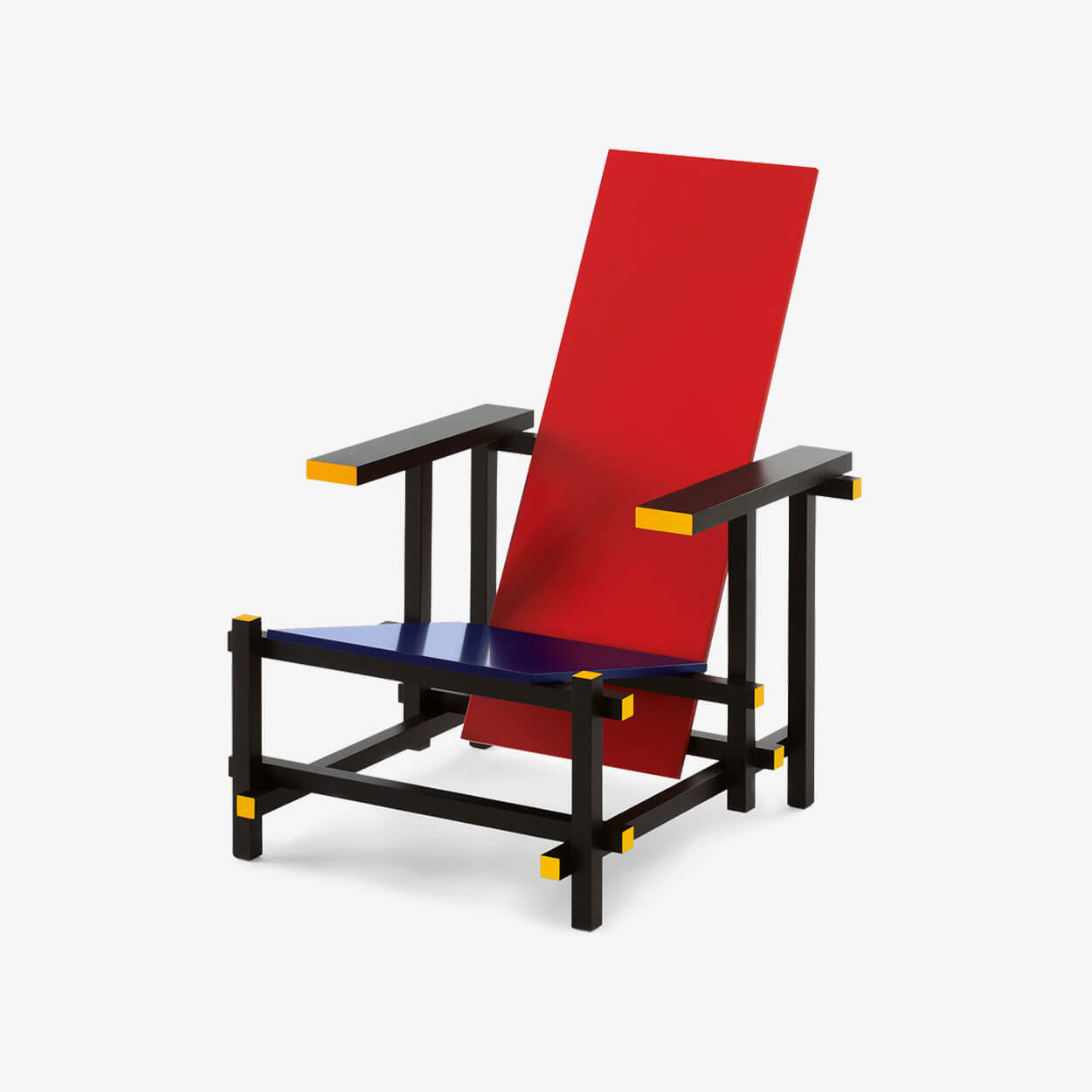 Rood-blauwe stoel (Cassina) | Rietveld